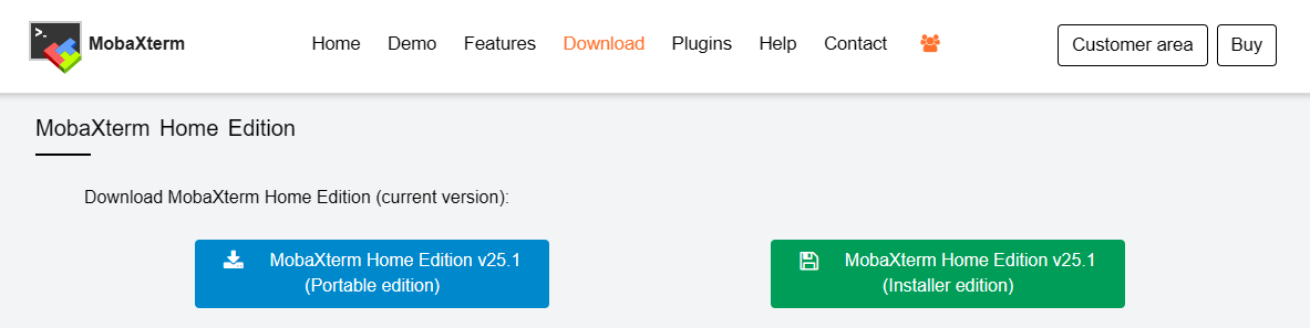 Download MobaXterm