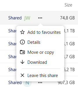 leave this share button